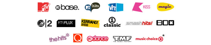 Note - Channels subject to change